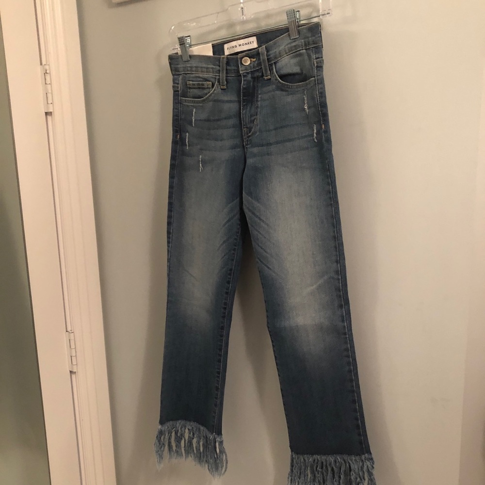 Fringe jeans